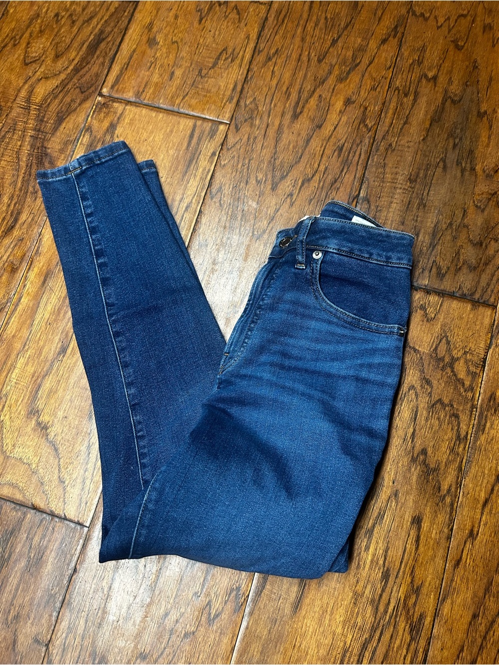 Everlane the curvy high rise skinny crop jeans